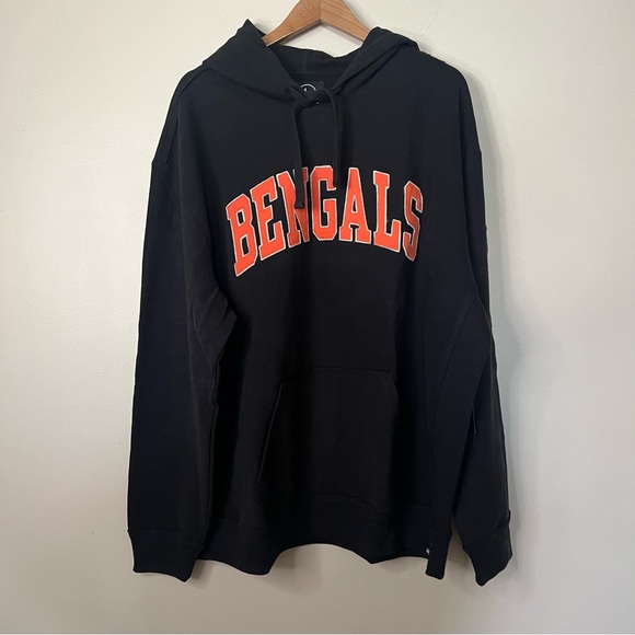 CINCINNATI‎ BENGALS Relic '47 Harris Scrimmage Hood Sweater - Picture 1 of 5